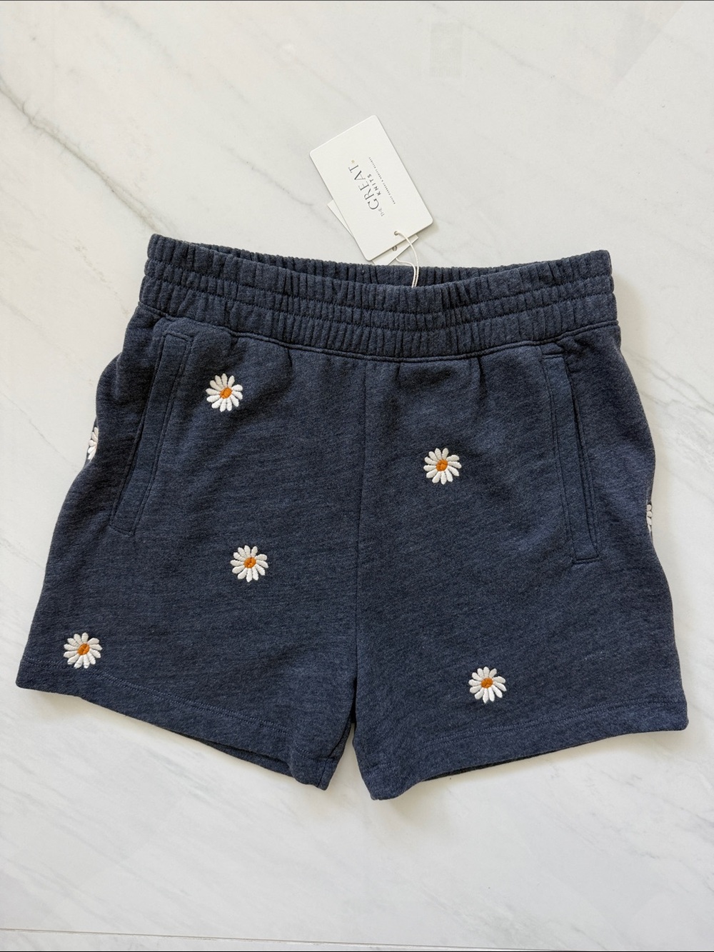 NWT The Great Victory Shorts with Floating Daisy Embroidery Size 0 XS